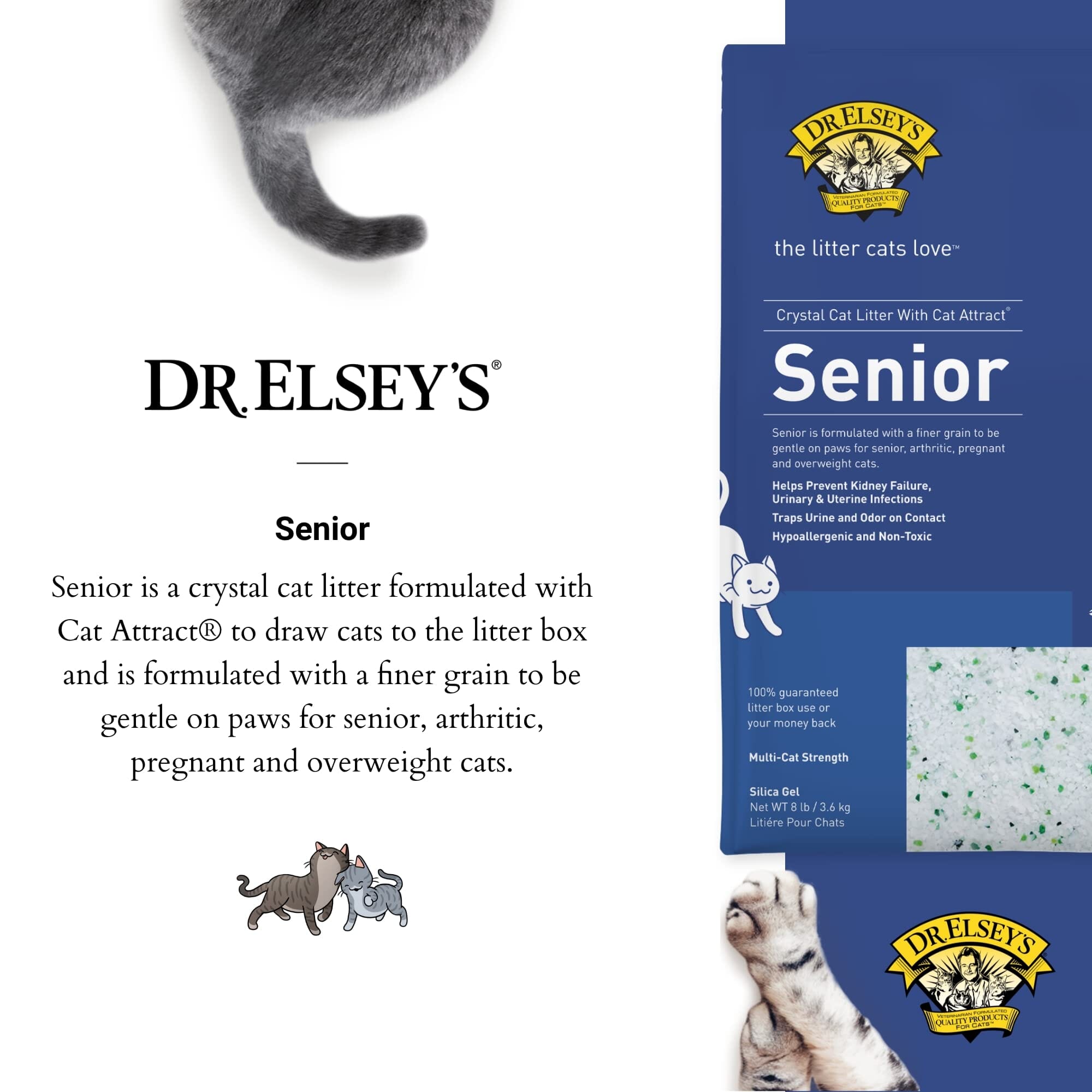 Dr. Elsey’s® Senior Cat Litter - 8 Lbs  