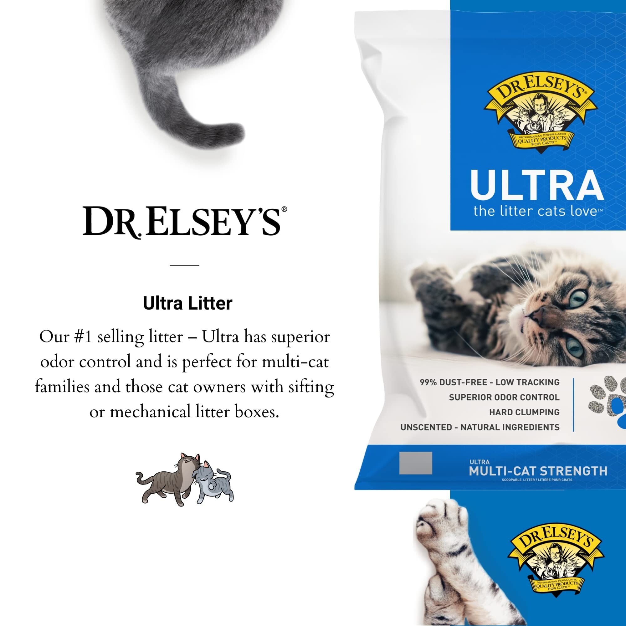 Dr. Elsey’s® Ultra Precious Scoopable Cat Litter - 18 Lbs  