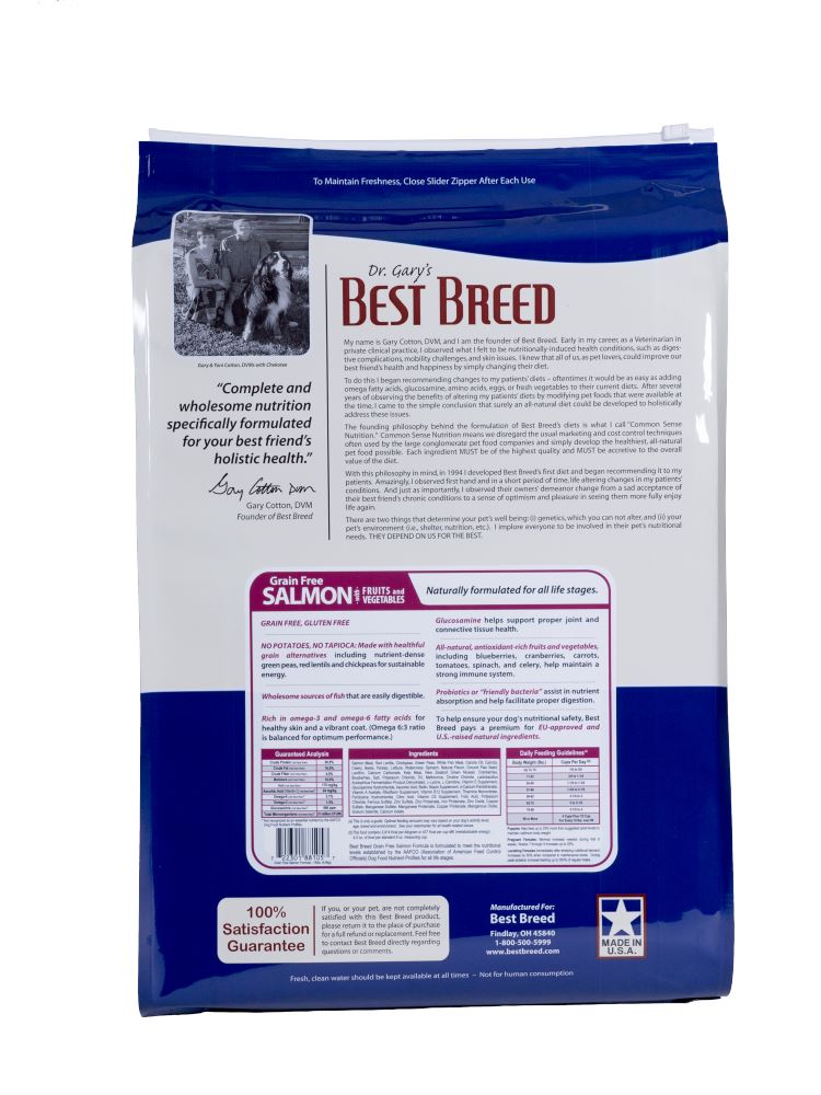 Dr. Gary's Best Breed Grain Free Ocean's Recipe Dry Dog Food  