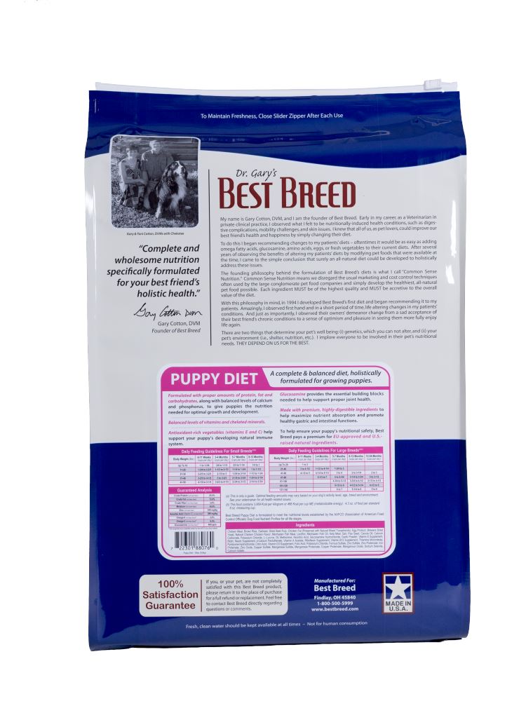 Dr. Gary's Best Breed Holistic Puppy Diet Dry Dog Food  