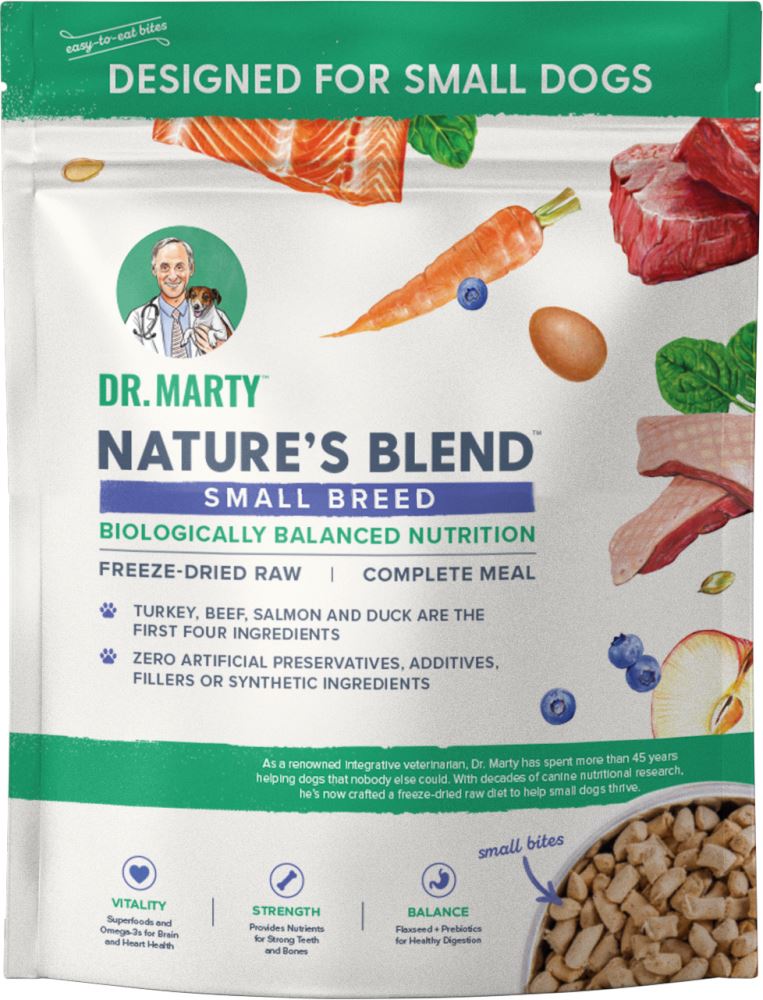 Dr. Marty Nature's Blend Small Breed Freeze Dried Raw Dog Food  