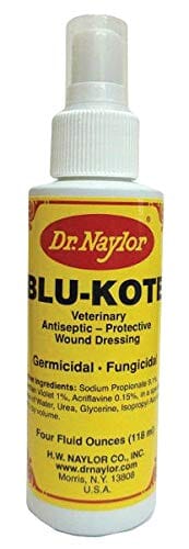 Dr. Naylor Blu Kote Antiseptic Pump Spray Veterinary Supplies Sprays/Daubers - 4 Oz  
