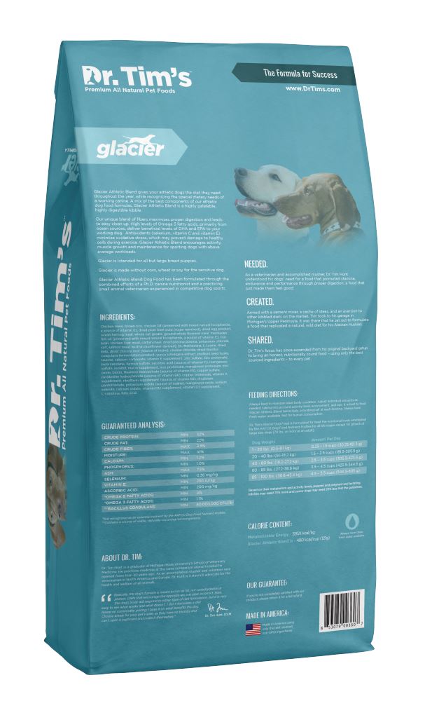 Dr. Tim's Glacier Athletic Blend Dry Dog Food  