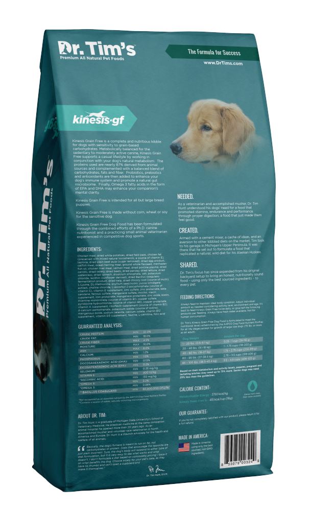 Dr. Tim's Kinesis Grain Free Dry Dog Food  