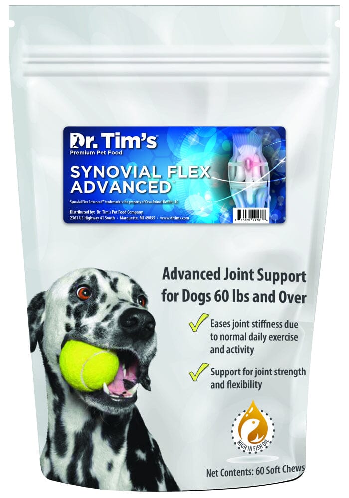 Dr. Tim's Synovial Flex Advanced Joint Mobility Chews for Dogs over 60lbs  