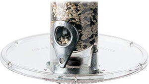 Droll Yankees A-Series Seed Tray with Thread Plug Wild Bird Accessories - Clear - 7.5 In