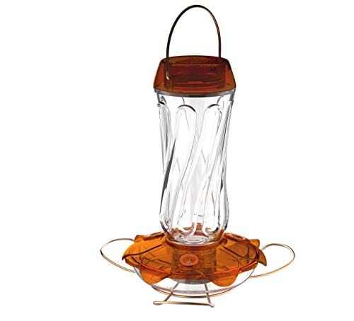 Droll Yankees Classic Glass Oriole Feeder - Orange - 16 Oz Cap - 4 Pack  