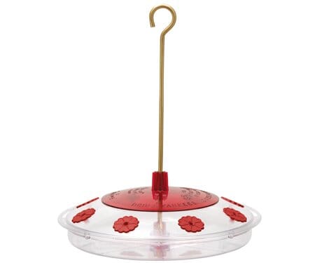 Droll Yankees Happy Eight 2 Hummingbird Feeder - Red - 1 Qt Cap  