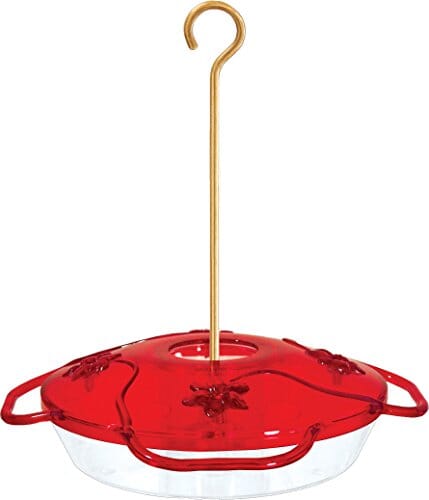 Droll Yankees Little Flyer 4 Hummingbird Feeder - Red - 1 Qt Cap  