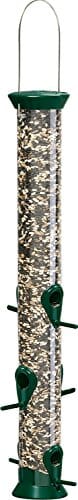Droll Yankees New Generation Sunflower and Mixed Seed Tube Type Bird Feeder - Green - 2...