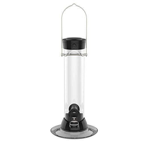 Droll Yankees Onyx Clever Clean Sunflower and Mixed Seed Tube Type Wild Bird Feeder - B...