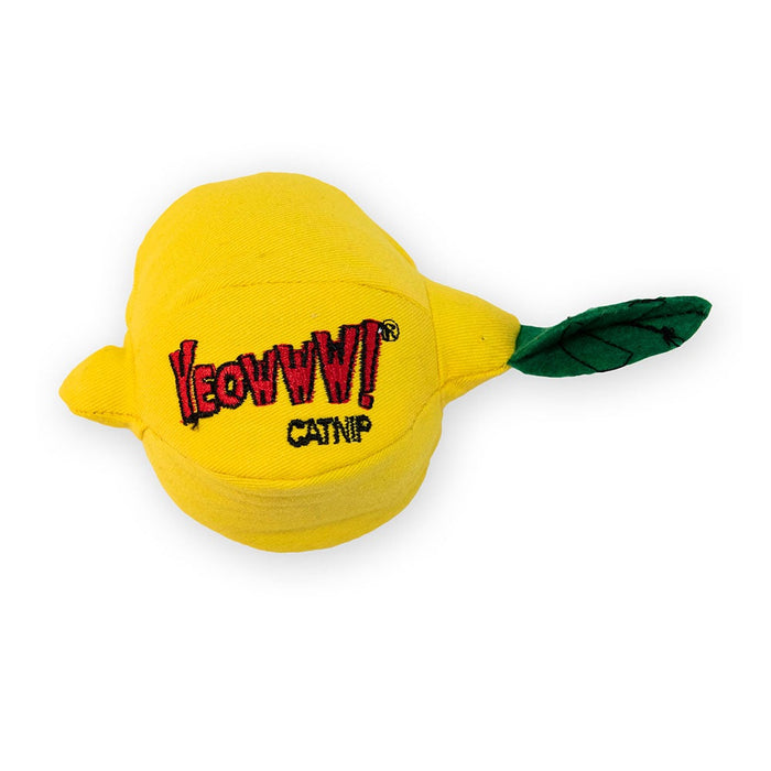 Ducky World Yeowww!® Sour Pusss! Lemon Catnip Toys 3 Inch