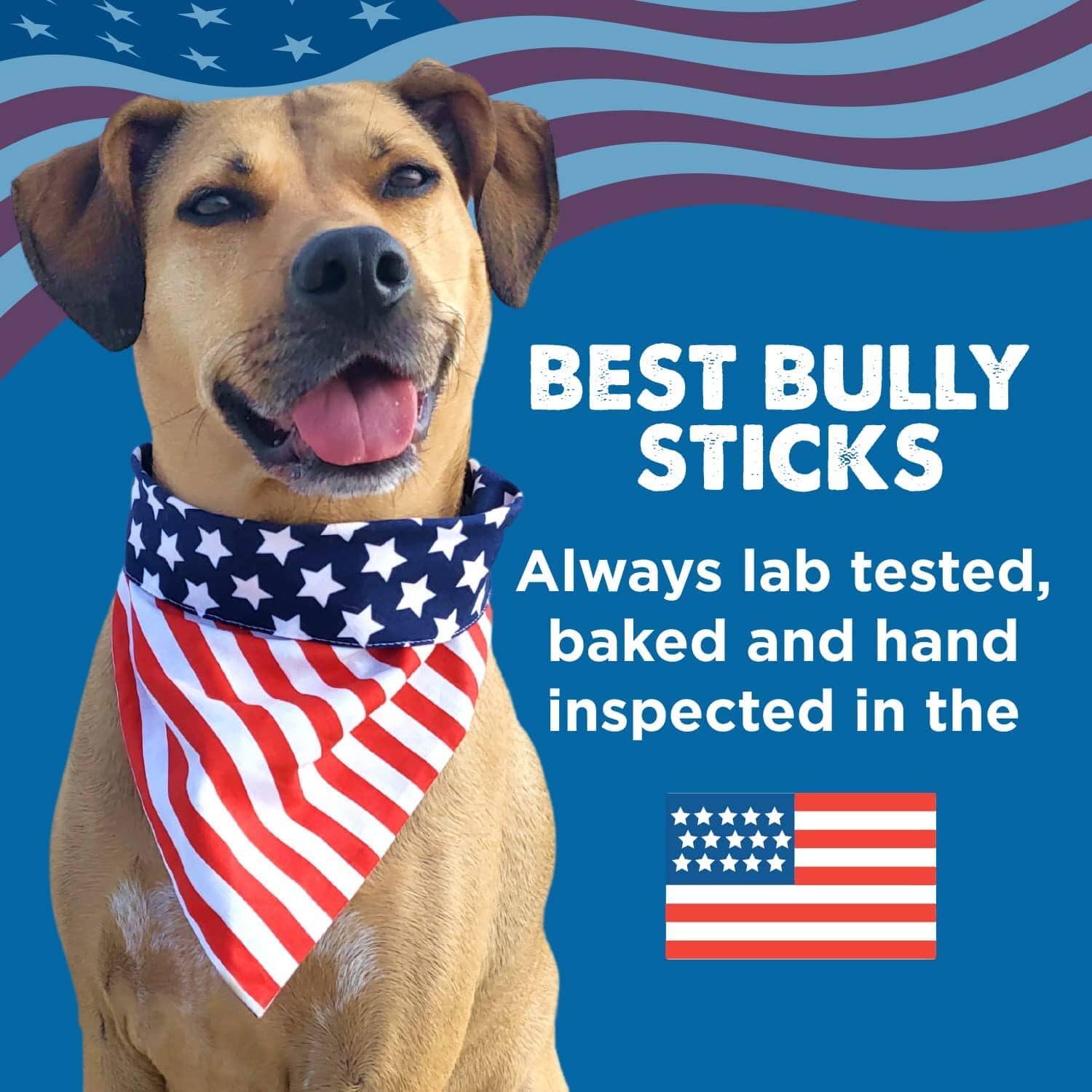 Durkha Dog Bully Sticks Plain - 12 Inches - 24 Count  
