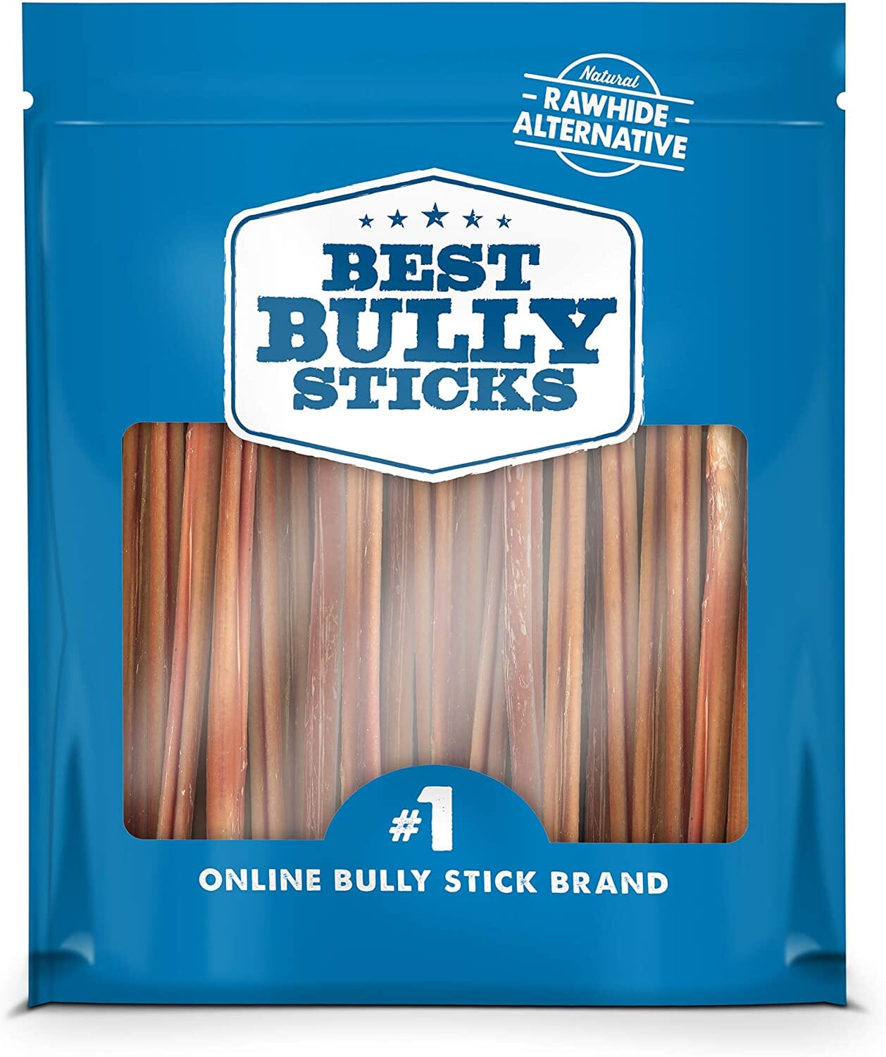 Durkha Dog Bully Sticks Plain - 6 Inches 24 Count  