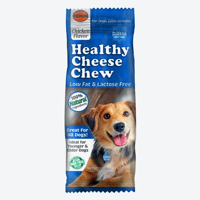 Durkha Dog Healthy Cheese Chews Chicken - Medium 2.3 Oz