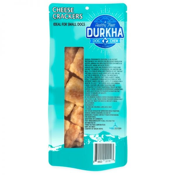 Durkha Himalayan Cheese Dog Chew Crackers Treats - 2 Lbs Bulk Box  