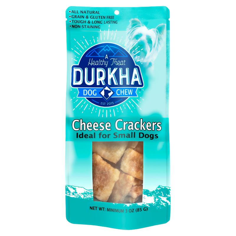 Durkha Himalayan Cheese Dog Chew Crackers Treats - 2 Lbs Bulk Box  