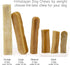 Durkha Himalayan Cheese Dog Chew Puffbars Treats - 2 Lbs Bulk Box  