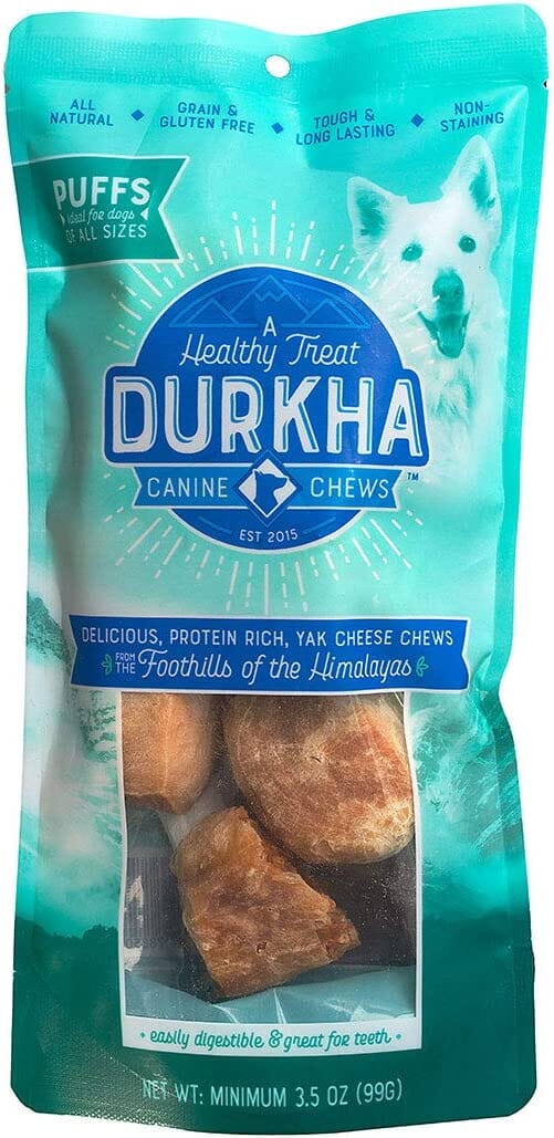 Durkha Packaged Himalayan Cheese Chew Puffs Dog Treats