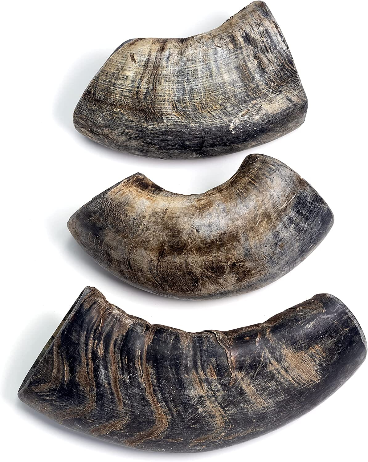 Durkha Water Buffalo Horns Natural Dog Chews - Small  