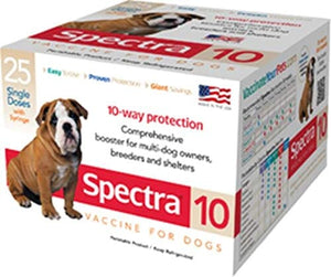 Durvet Canine Spectra 10 Dog Vaccine with Syringe Dog Vaccines - 1 Dose