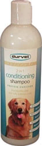 Durvet Naturals 2 In 1 Conditioning Dog Shampoo - 17 Oz  