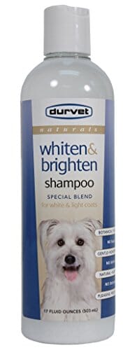 Durvet Naturals Whiten & Brighten Dog Shampoo - 17 Oz