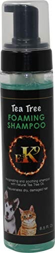 E3 K9 Tea Tree Foaming Dog Shampoo - 8.5 Oz