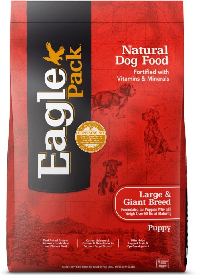 Eagle Pack Natural Large Breed Health Puppy Dry Dog Food  