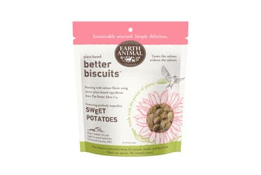 Earth Animal Better Biscuits Plant Based Salmon and Sweet Potato Dog Biscuits - 8 Oz  