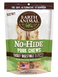 Earth Animal Dog Chews NO HIDE Pork - 7 Inches - 2 Pack