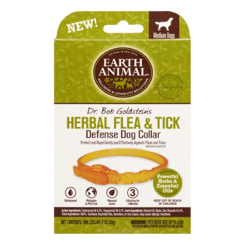 Earth Animal Dog Collar Flea and Tick - Medium