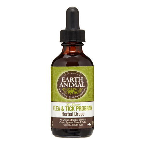 Earth Animal Dog Flea and Tick Remedy - 2 Oz  