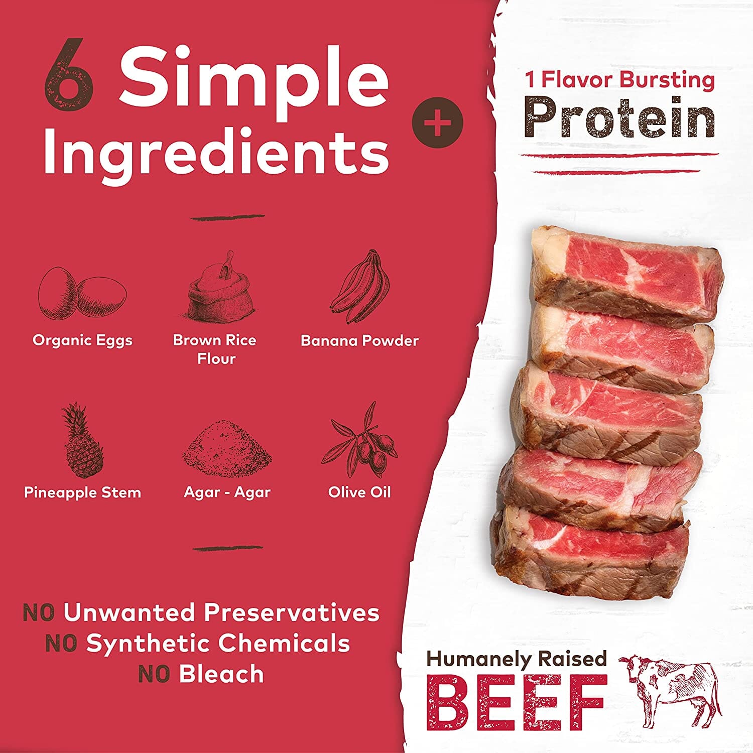Hide Meat Earth Animal NO HIDE NO MEAT Beef Dog Chews - 4 Inches - 24 Count – Pet ...