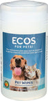 Earth Friendly ECOS Pet Grooming Wipes Pre-Moistened Towels for Cats and Dogs - 70 Count  