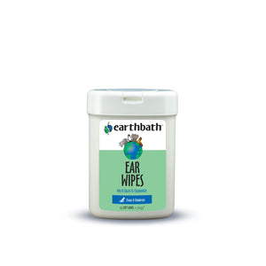 Earthbath® Ear Wipes for Cat & Dog - 25 Count