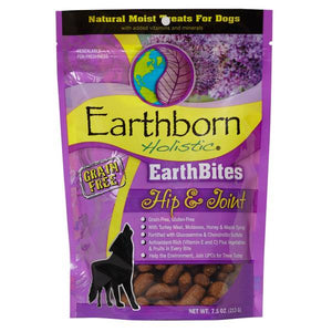 Earthborn Dog Treats Earthbites Hip and Joint - 7.5 Oz - Case of 8