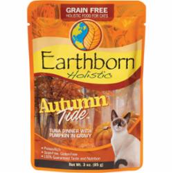 Earthborn Grain-Free Autumn Tuna Wet Cat Food - 3 Oz Pouch - Case of 24  