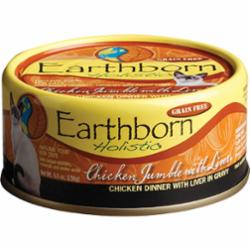 Earthborn Grain-Free Chicken JUMBLE Canned Cat Food - 5.5 Oz - Case of 24