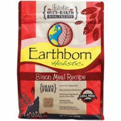 Earthborn Grain-Free Dog Biscuits Bison - 2 lbs - Case of 6  