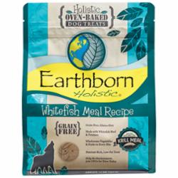 Earthborn Grain-Free Dog Biscuits Whitefish - 14 Oz - Case of 8  