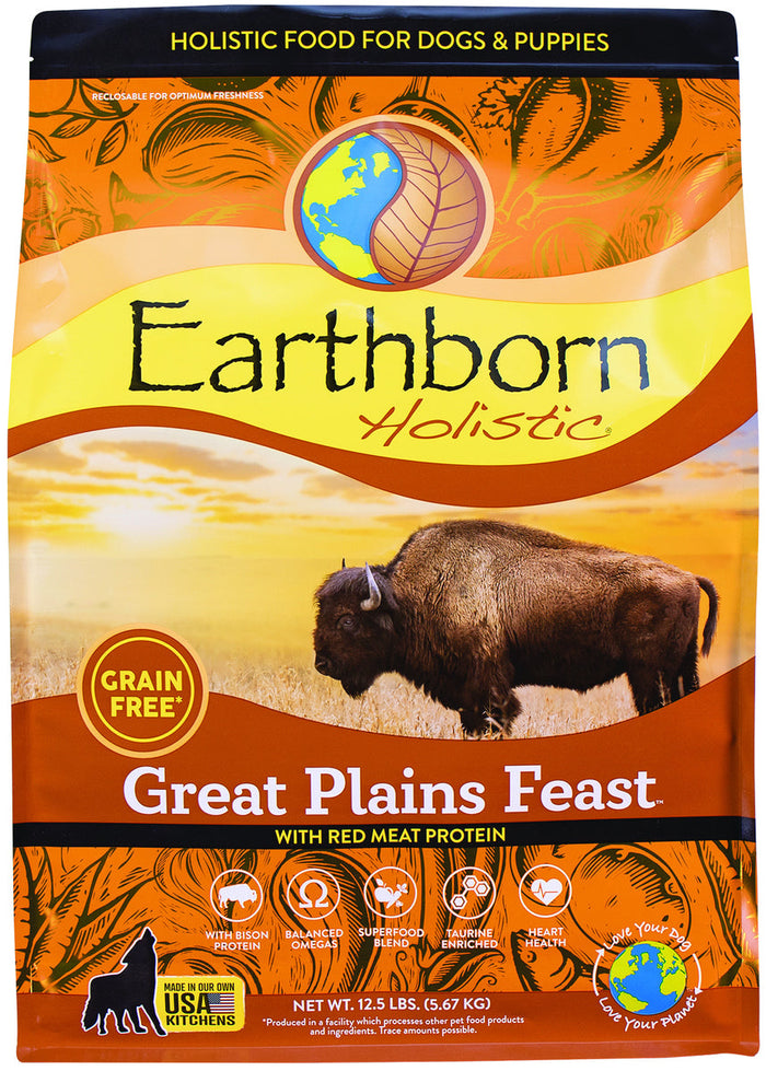 Earthborn Grain-Free Great Plains Feast Dry Dog Food - 12.5 lbs