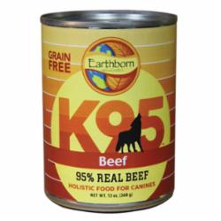 Earthborn Grain-Free K95 Beef Canned Dog Food - 13 Oz - Case of 12  