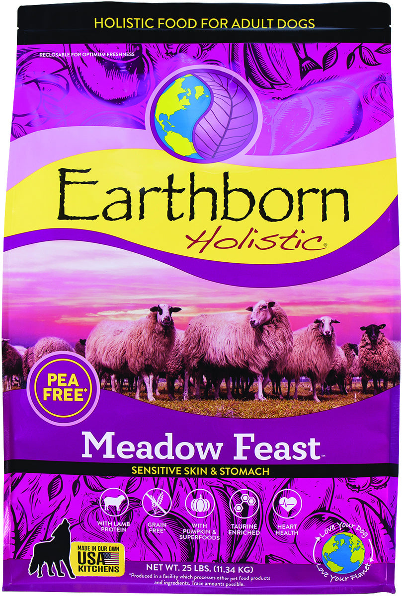 Earthborn Grain-Free Meadow Feast Dry Dog Food - 25 lbs  