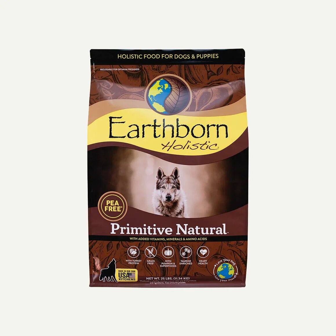 Earthborn Grain-Free Primitive Natural Dry Dog Food - 12.5 lbs  