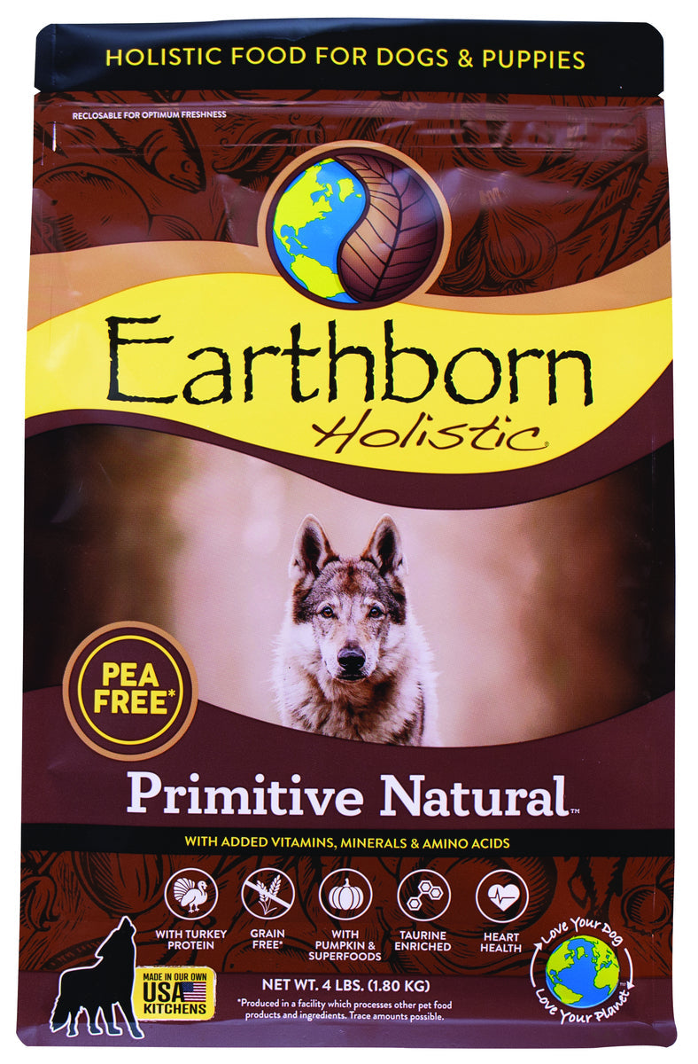 Earthborn Grain-Free Primitive Natural Dry Dog Food - 4 lbs  