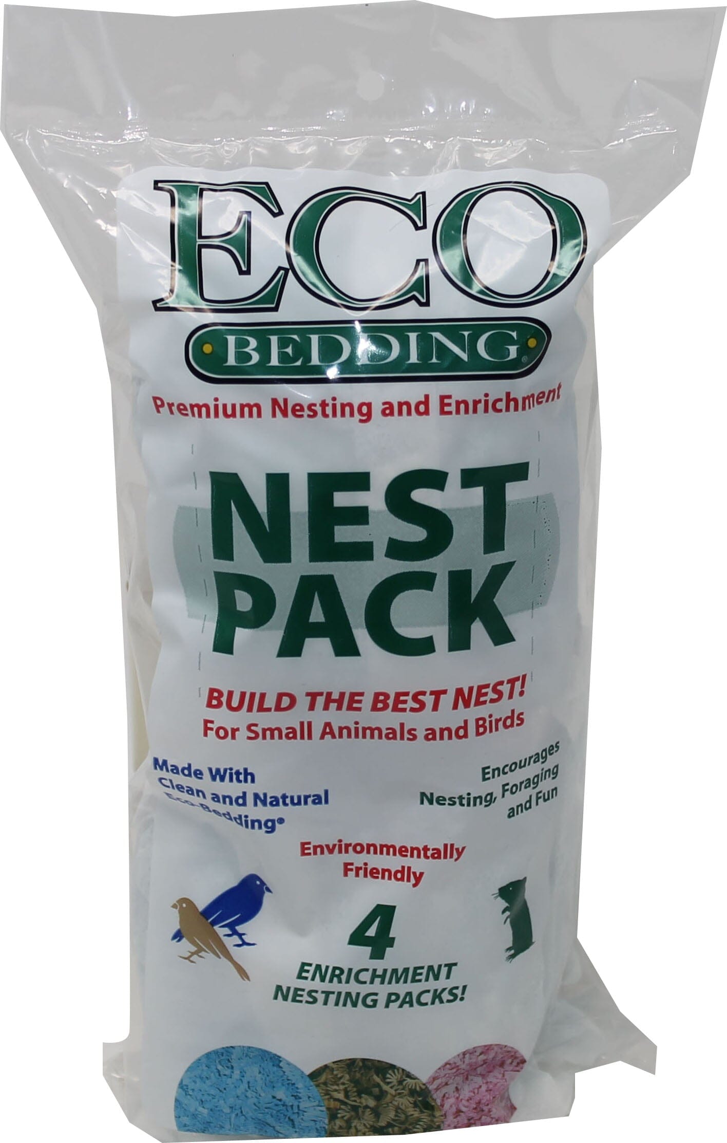 Eco Bedding Nest Pack - Assorted - 4 Pack  