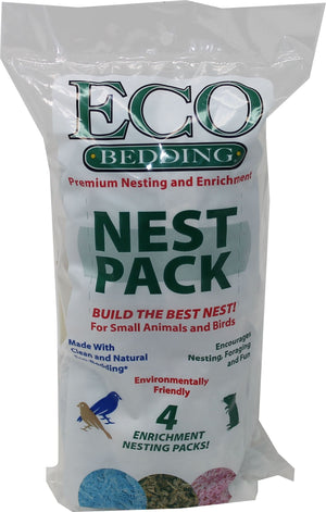 Eco Bedding Nest Pack - Assorted - 4 Pack