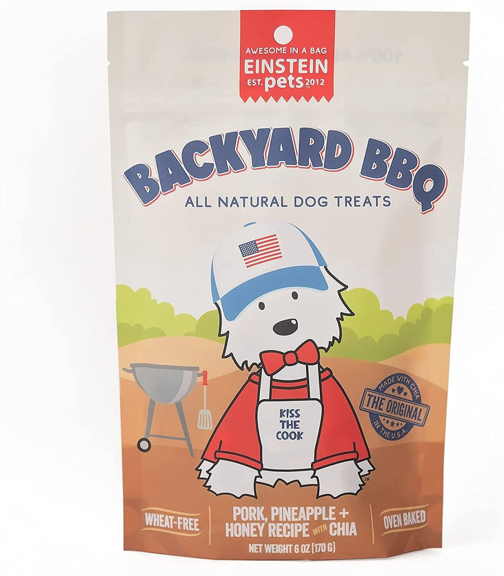 Einstein Pets Backyard BBQ Crunchy Dog Biscuits Treats - 6 Oz  