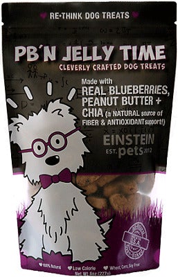 Einstein Pets Juniors PB'N Jelly Time Chewy Dog Treats - 2 oz Bag  